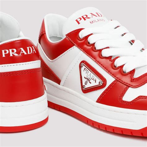 women's red prada sneakers|red prada sneakers for men.